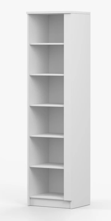 MIKI policový regál, biely