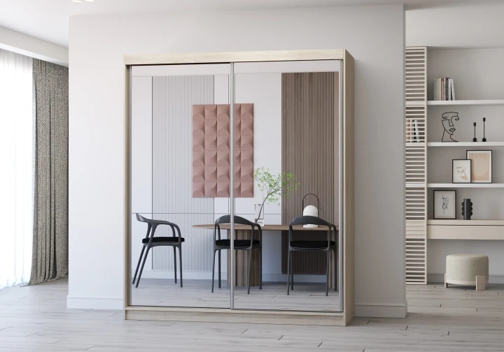 MULTI 20 šatníková skriňa, dub sonoma (183 cm)