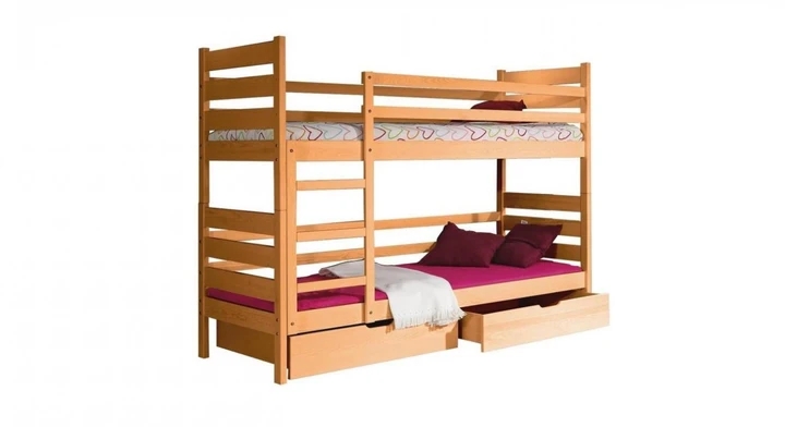 DAREK poschodová posteľ z masívneho dreva