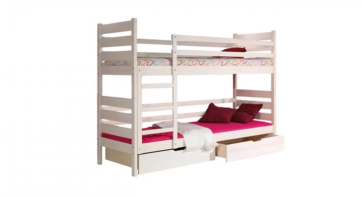 DAREK poschodová posteľ z masívneho dreva