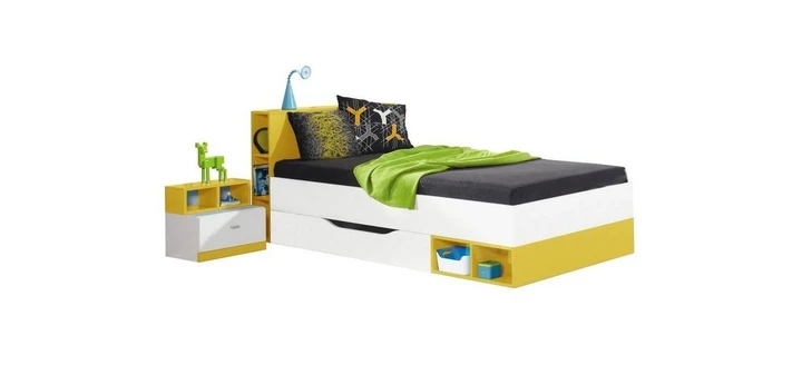 SHINE SH18 moderná detská posteľ s úložným priestorom | 2 dekory