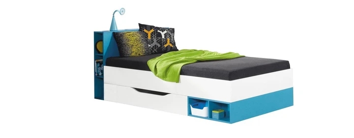 SHINE SH18 moderná detská posteľ s úložným priestorom | 2 dekory