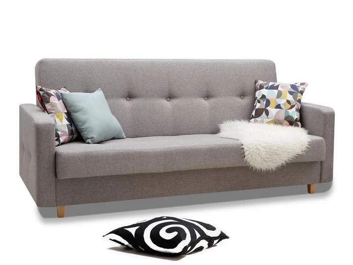 LINEA rozkladacia pohovka s úložným priestorom v škandinávskom štýle