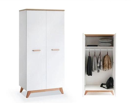 GEORGIA GE1 šatníková skriňa v škandinávskom dizajne