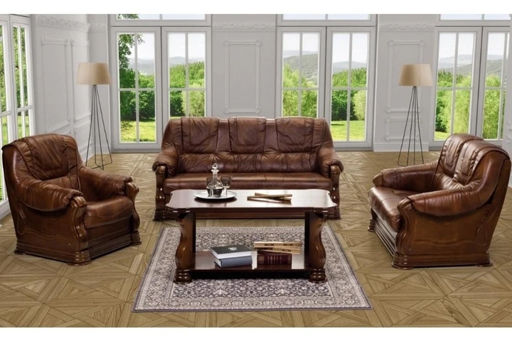 PATRICIE rustikálna sedacia súprava 3+2+1 - bez rozloženie