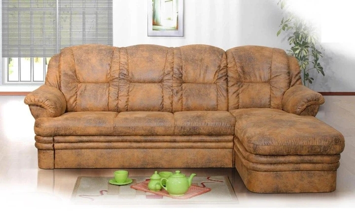 TREVOR rohová sedačka v rustikálnom štýle