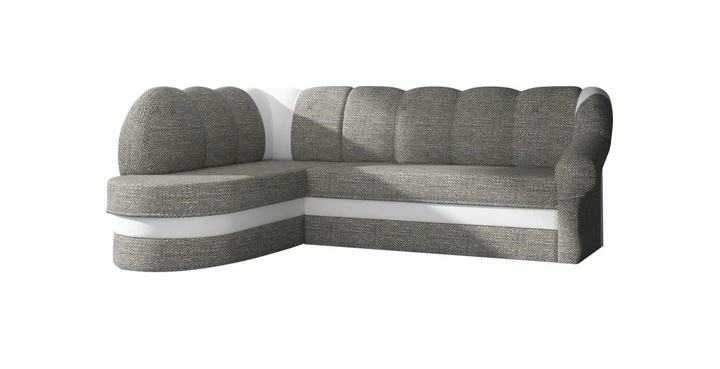 BELLA elegantná rohová sedacia súprava s rozkladacou funkciou a úložným priestorom