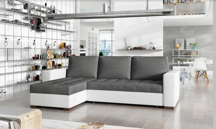 NATALIA malá rozkladacia rohová sedačka s úložným priestorom