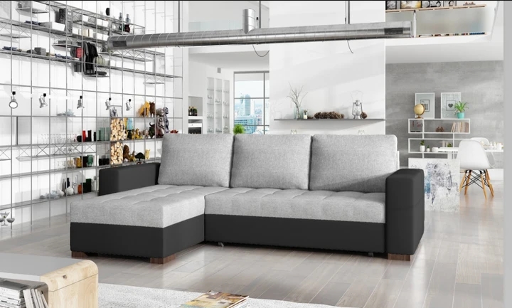 NATALIA malá rozkladacia rohová sedačka s úložným priestorom