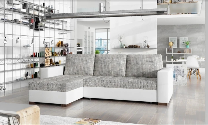 NATALIA malá rozkladacia rohová sedačka s úložným priestorom