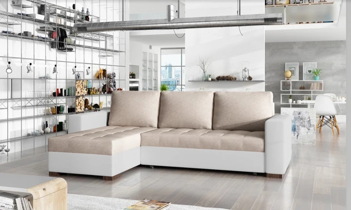 NATALIA malá rozkladacia rohová sedačka s úložným priestorom