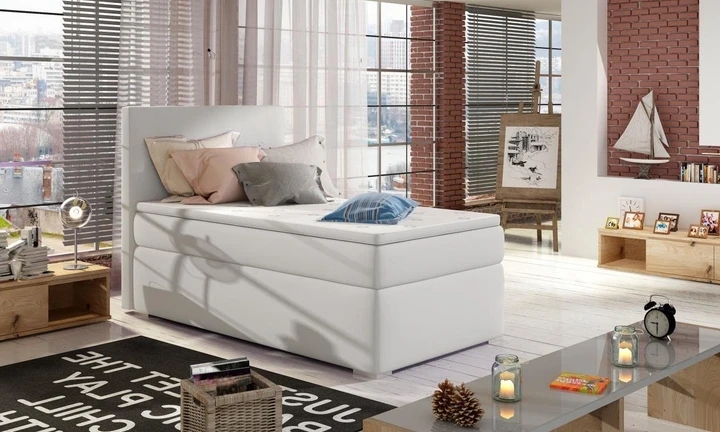 AMADEO boxspring posteľ 90x200 s úložným priestorom