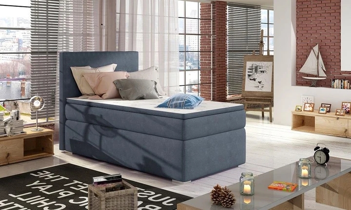 AMADEO boxspring posteľ 90x200 s úložným priestorom