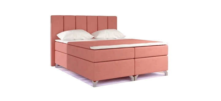 VERDI 140x200 cm kontinentálne posteľ boxspring s LED osvetlením