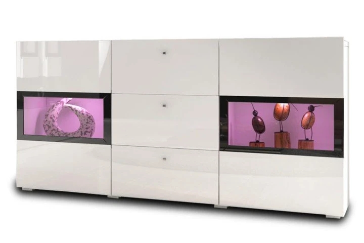 ISLAND KOMODA, biela/biela lesk