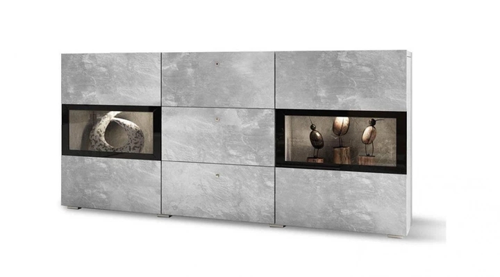 ISLAND KOMODA III, svetlý betón