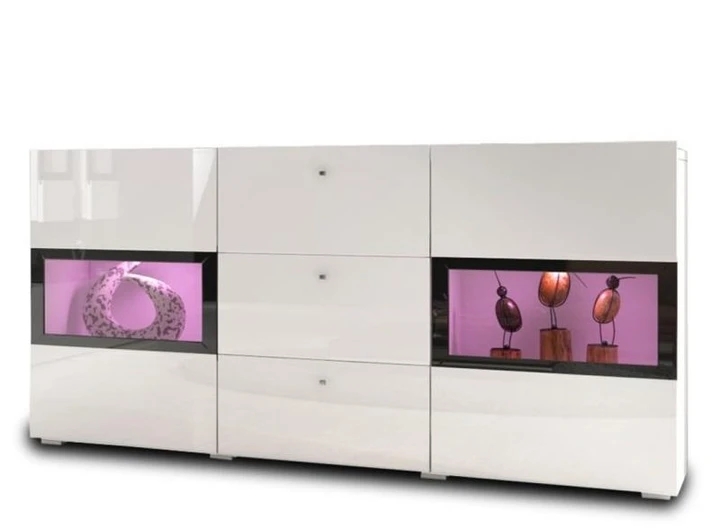 ISLAND KOMODA II, biela/biely lesk