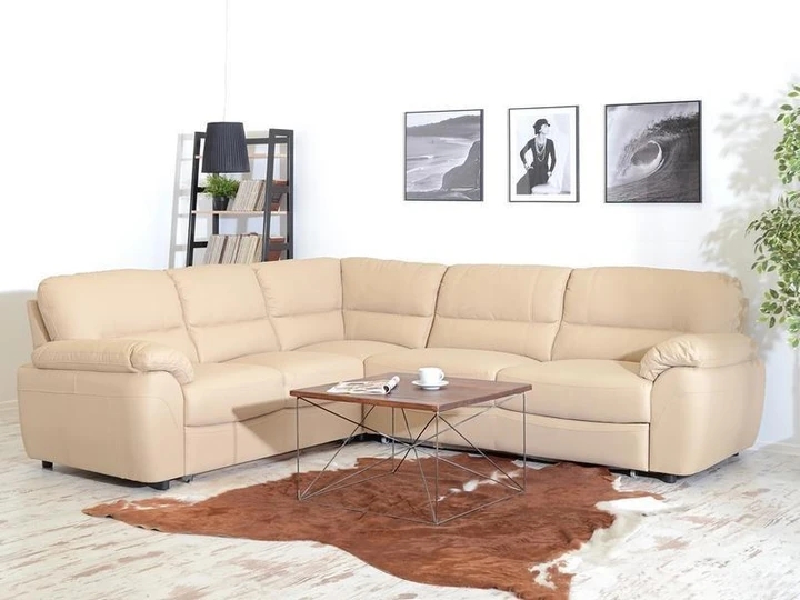 DESIRE 2 rozkladacia modulová sedačka v rustikálnom štýle, pravá koža