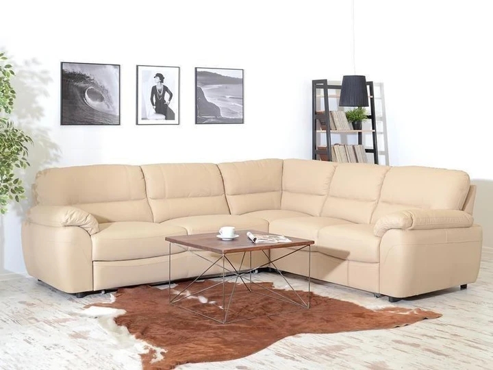 DESIRE 2 rozkladacia modulová sedačka v rustikálnom štýle, pravá koža