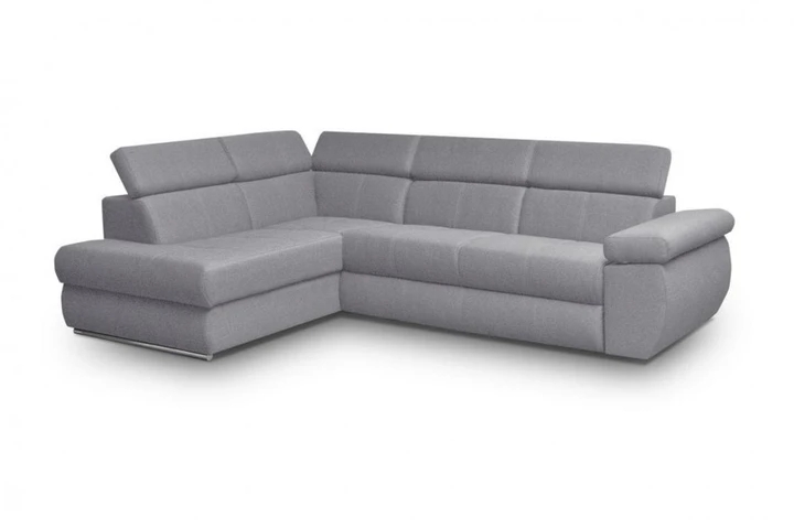 FABIOLA II rozkladacia rohová sedačka s nastaviteľnými opierkami hlavy a lakťov