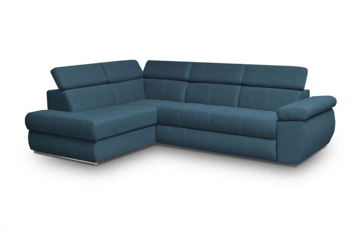 FABIOLA II rozkladacia rohová sedačka s nastaviteľnými opierkami hlavy a lakťov