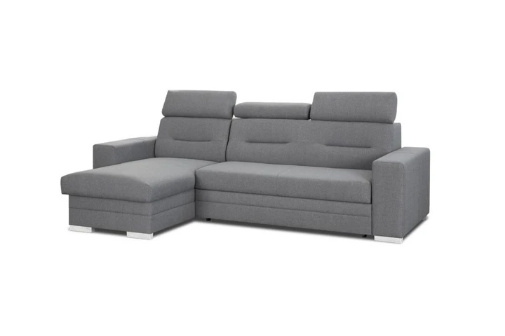 LUCAS moderné rohová sedačka s polohovateľnými opierkami