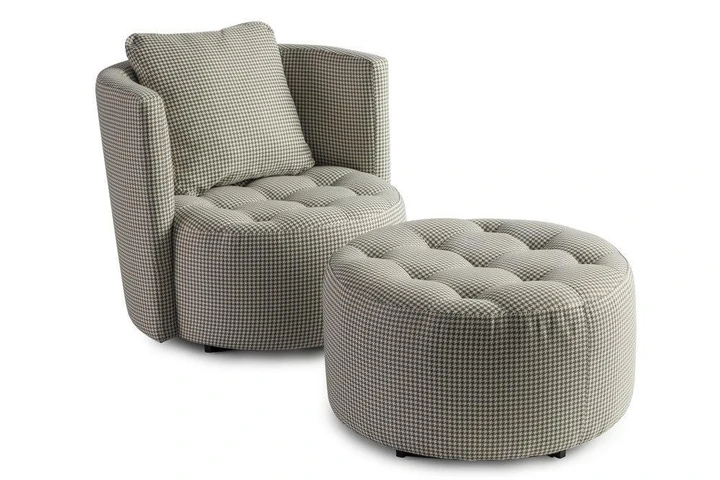 NICK kreslo a taburet