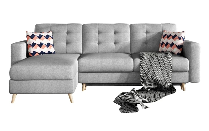 DARCY rozkladacia rohová sedačka v škandinávskom dizajne