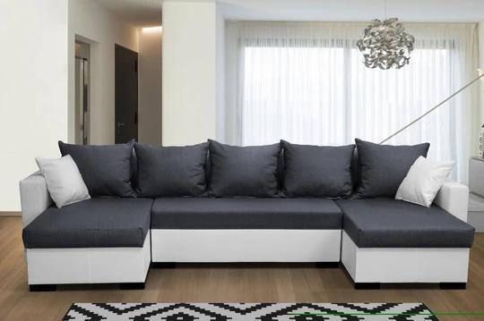 WILSON U rozkladacia sedacia súprava do U s úložným priestorom