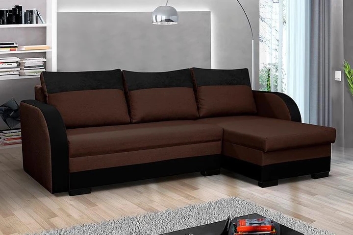 ZETA rozkladacia rohová sedačka s úložným priestorom