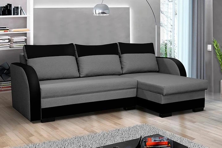 ZETA rozkladacia rohová sedačka s úložným priestorom
