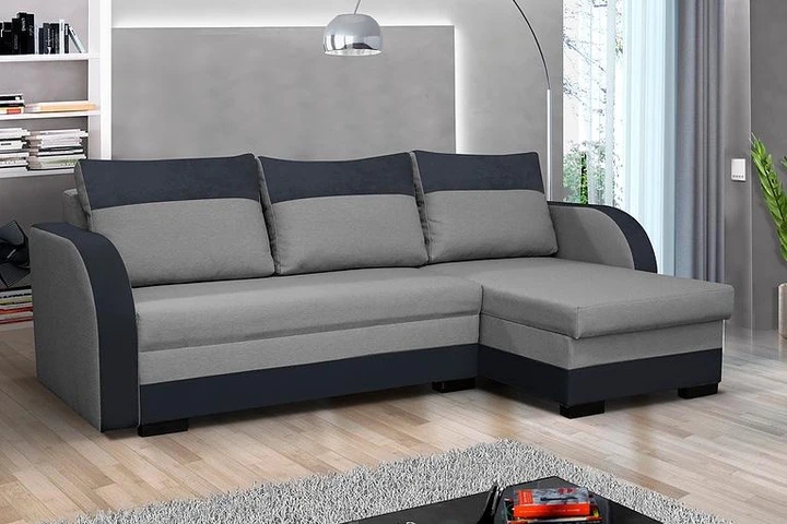 ZETA rozkladacia rohová sedačka s úložným priestorom