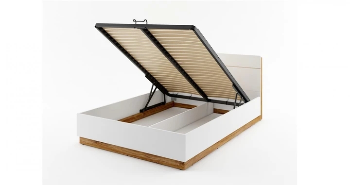 DENTRO POSTEĽ 140X200 + ROŠT, LED OSVETLENIE