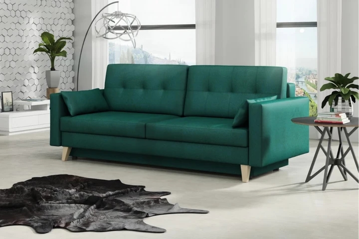 VINNIE škandinávska pohovka s rozkladacou funkciou a úložným priestorom