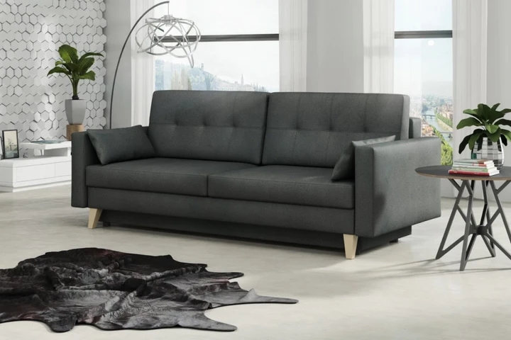 VINNIE škandinávska pohovka s rozkladacou funkciou a úložným priestorom