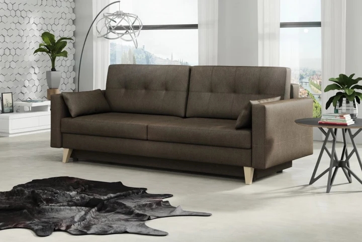 VINNIE škandinávska pohovka s rozkladacou funkciou a úložným priestorom