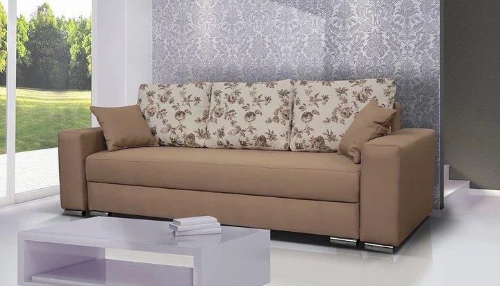 FLORIANA rozkladacia pohovka s úložným priestorom, kvetinový vzor