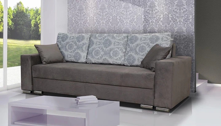 FLORIANA rozkladacia pohovka s úložným priestorom, kvetinový vzor