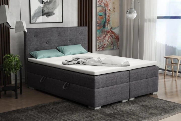 DONA kontinentálna posteľ boxspring 160x200 cm s úložným priestorom