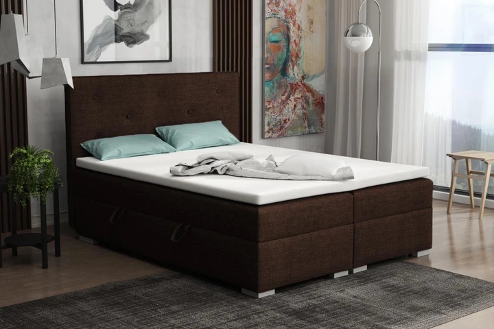 DONA kontinentálna posteľ boxspring 160x200 cm s úložným priestorom