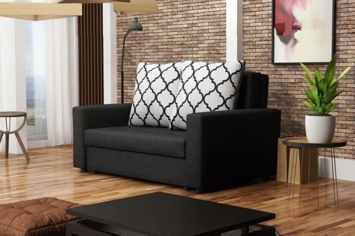 ELLIOT malá rozkladacia pohovka s úložným priestorom