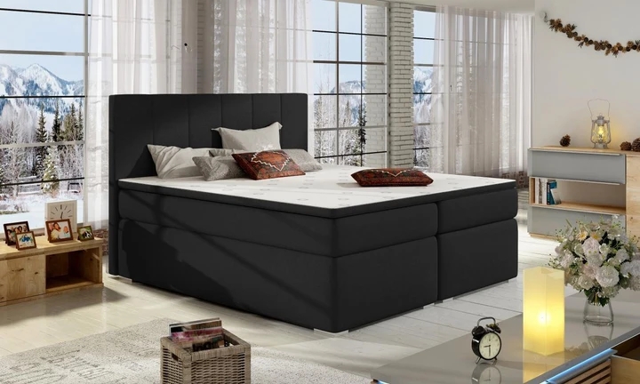 BOLERO 160x200 boxspring posteľ s úložným priestorom