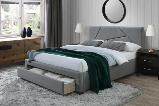 VALERY moderná čalúnená posteľ 160x200 s roštom
