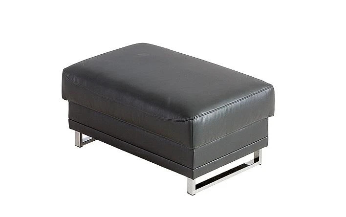 NOX moderný taburet, pravá koža