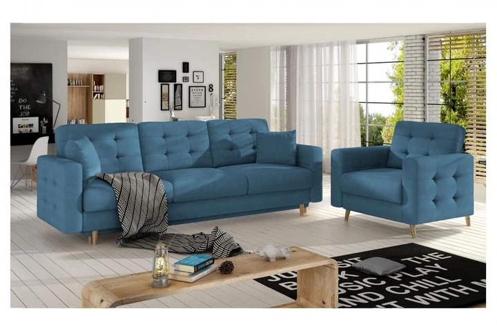 DARCY sedacia súprava v škandinávskom dizajne 3 + 1