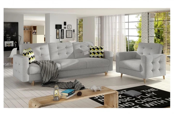 DARCY sedacia súprava v škandinávskom dizajne 3 + 1