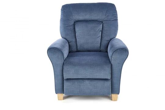 BARD modré relaxačné kreslo s polohovaním