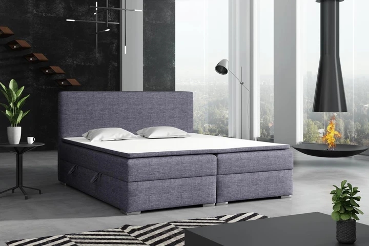 DETROIT kontinentálna posteľ boxspring 180x200 s úložným priestorom