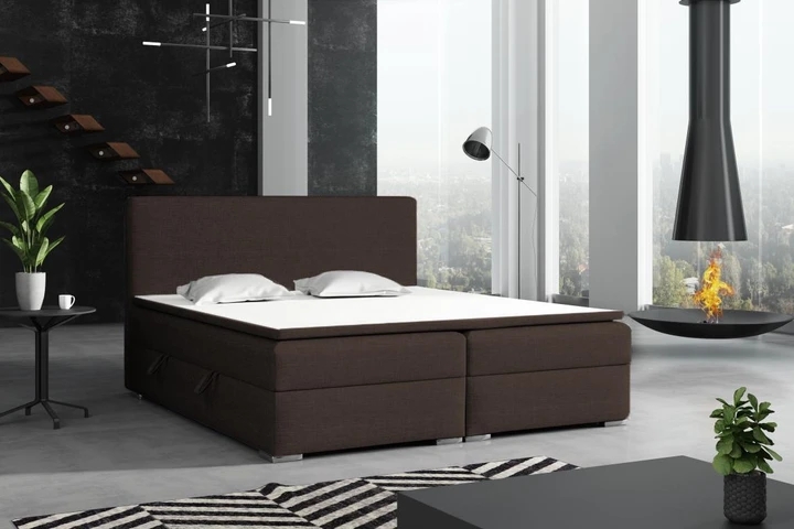 DETROIT kontinentálna posteľ boxspring 180x200 s úložným priestorom