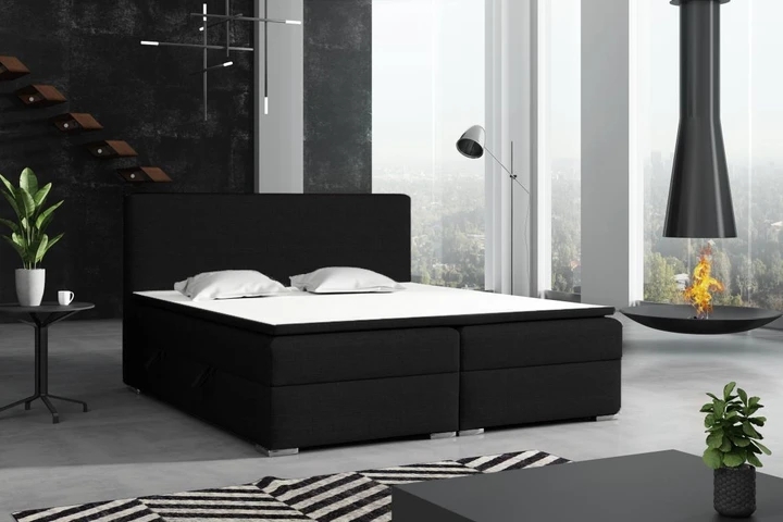 DETROIT kontinentálna posteľ boxspring 160x200 s úložným priestorom